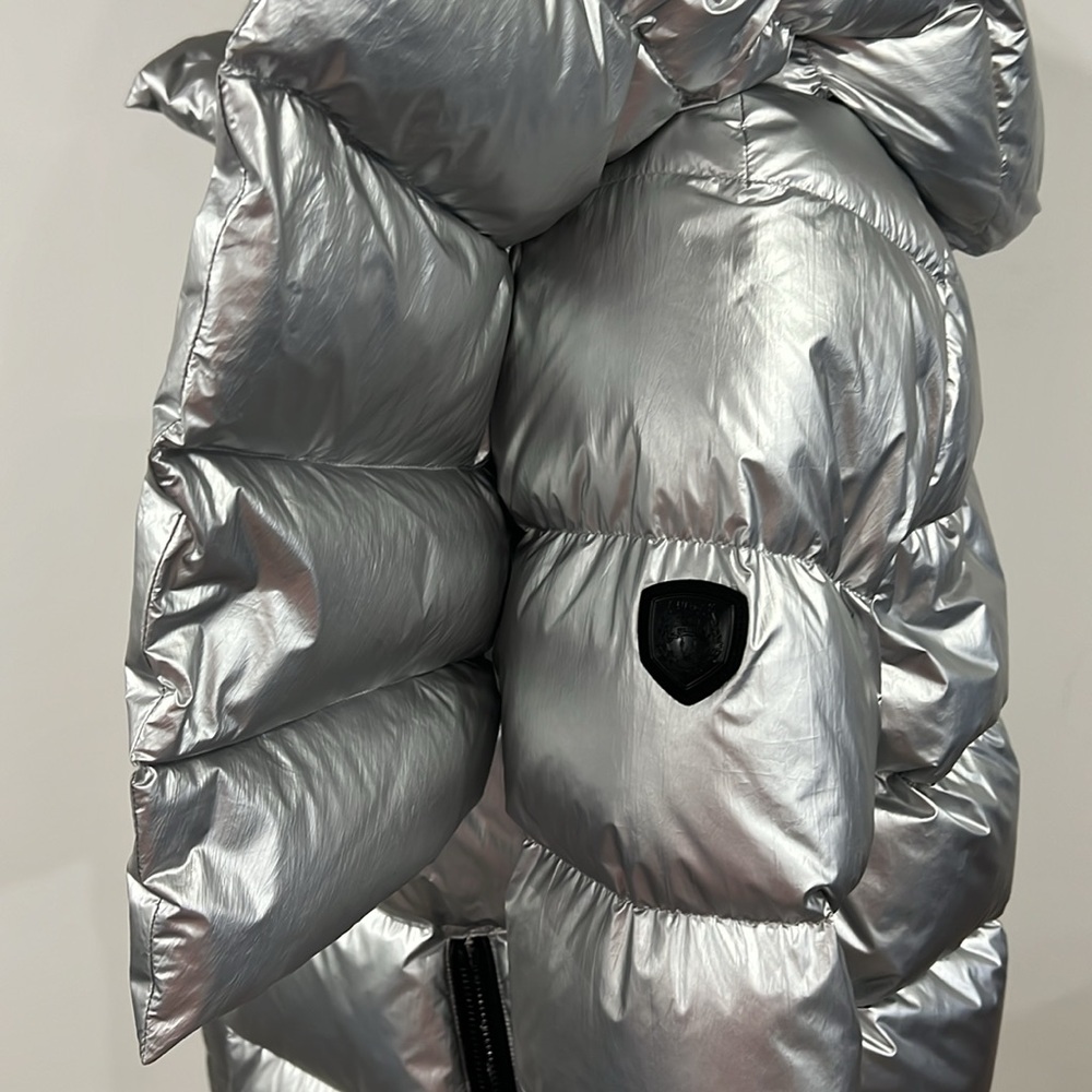 RUDSAK Shimmering Silver Puffer Coat - Picture 4 of 12